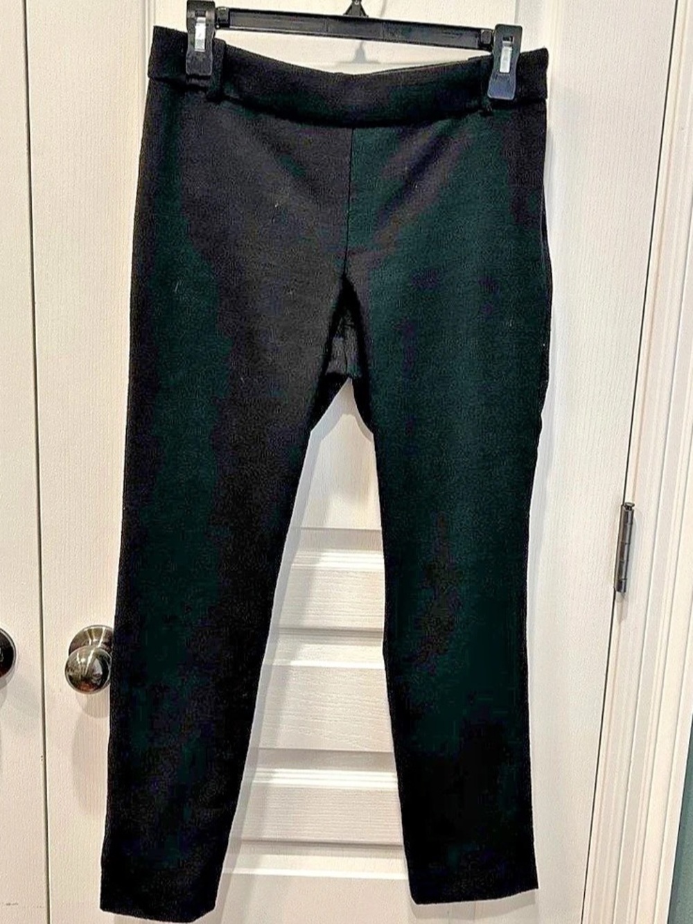 J. Crew Women’s Black “Minnie” Dress Pants w/ Side Zipper No Size Tag 29” Waist